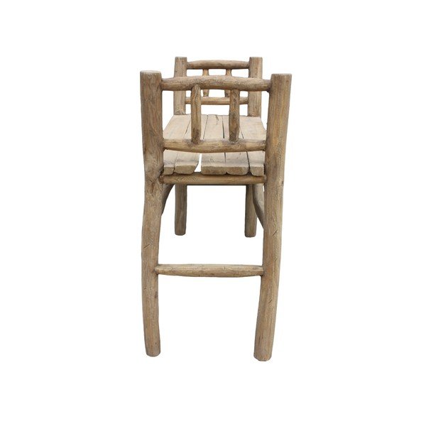 Lavice z neopracovaného teakového dřeva HSM collection Bench Pank-image-1