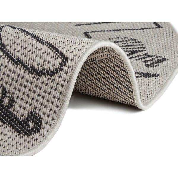 Krémový dětský koberec Ragami Letters, ø 160 cm-image-1