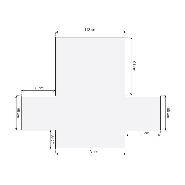Tyrkysový 2místný ochranný potah na pohovku Lounge – douceur d'intérieur-image-3