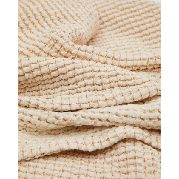 Béžový bavlněný přehoz 240x260 cm Senara – Kave Home-image-1