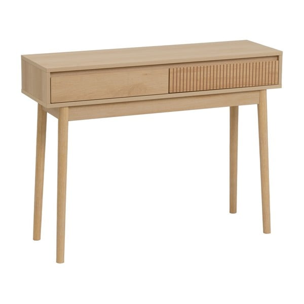 Konzolový stolek v přírodní barvě 30x100 cm Iona – Casa Selección