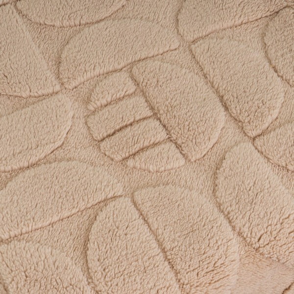 Světle hnědá deka z mikroplyše 130x160 cm Mid Century – Casa Selección-image-3