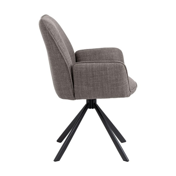 Světle šedá čalouněná jídelní křesla v sadě 2 ks s područkami Glenda – Actona-image-3