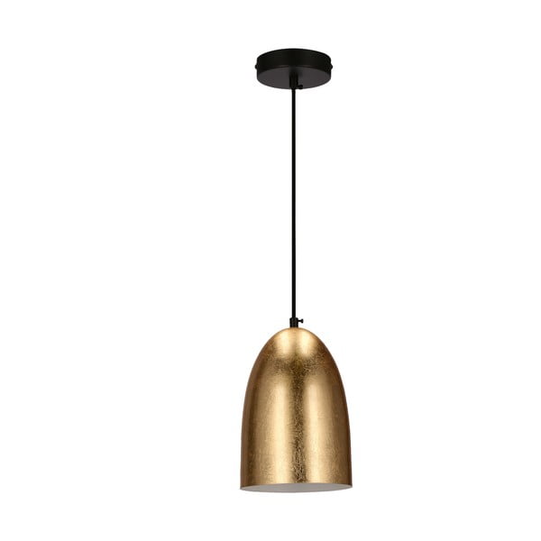 Závěsné svítidlo ve zlaté barvě s kovovým stínidlem ø 14 cm Icaro – Candellux Lighting