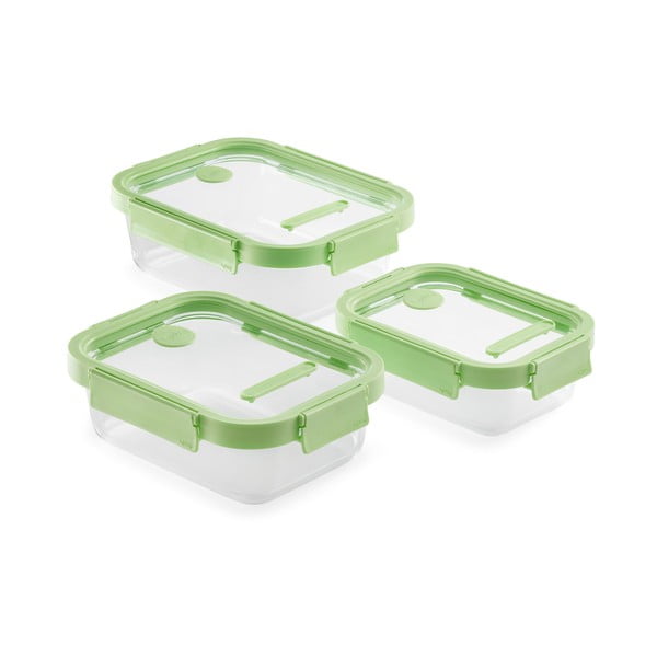 Potravinové krabičky v sadě 3 ks – Lékué