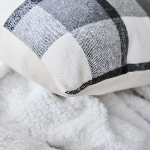 Dekorační polštář 45x45 cm Ecossais – douceur d'intérieur-image-3