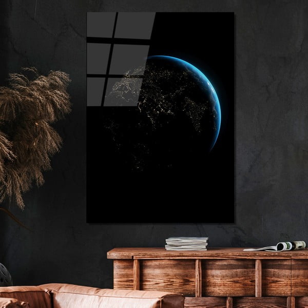 Skleněný obraz 70x100 cm Earth – Wallity-image-1