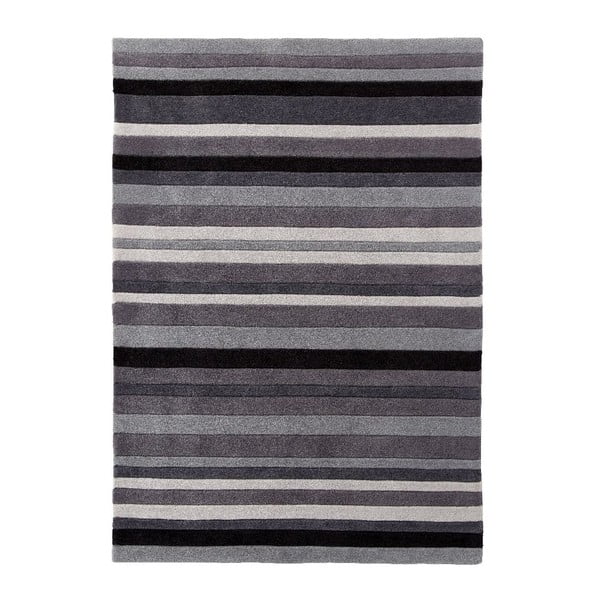 Šedý koberec Think Rugs Hong Kong Grey, 150 x 230 cm