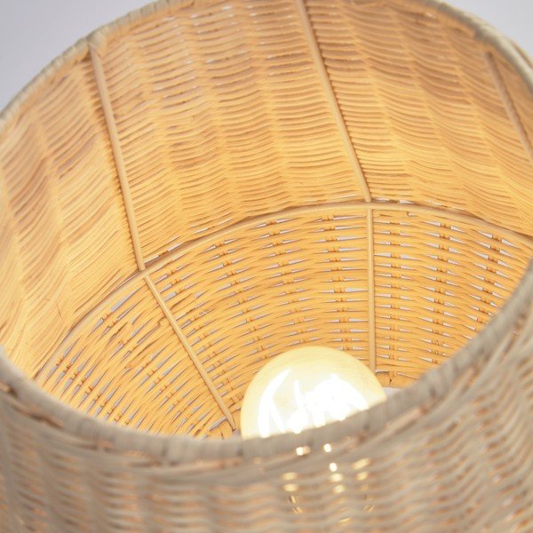 Ratanová stolní lampa v přírodní barvě s ratanovým stínidlem (výška 30 cm) Kamaria – Kave Home-image-2