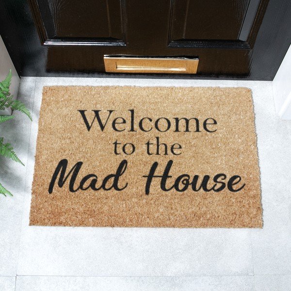 Rohožka z kokosového vlákna 40x60 cm Welcome to the Mad House – Artsy Doormats-image-2