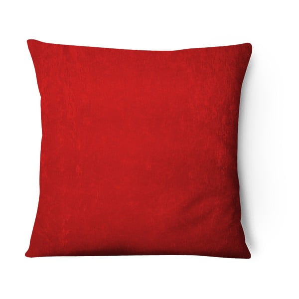 Červený sametový povlak na polštář Series, 43 x 43 cm