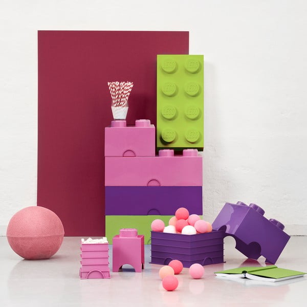 Fialový úložný box LEGO®-image-1