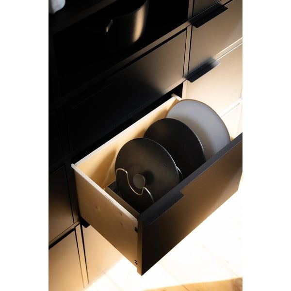 Šedý organizér na pokličky či pánve Joseph Joseph-image-1