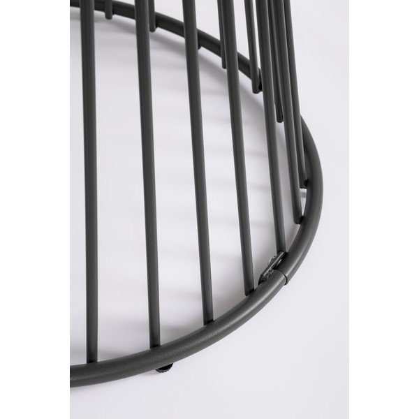 Ocelový kulatý zahradní jídelní stůl ø 120 cm Austin – Bizzotto-image-2