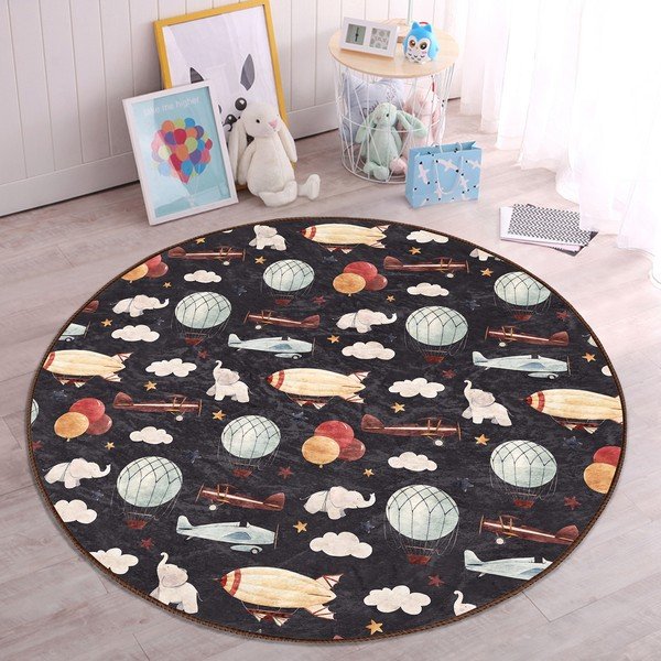 Dětský koberec ø 100 cm Comfort – Mila Home-image-2
