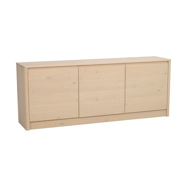 Komoda v dekoru dubu ve světle přírodní barvě 180x70x40 cm Melstone – Rowico