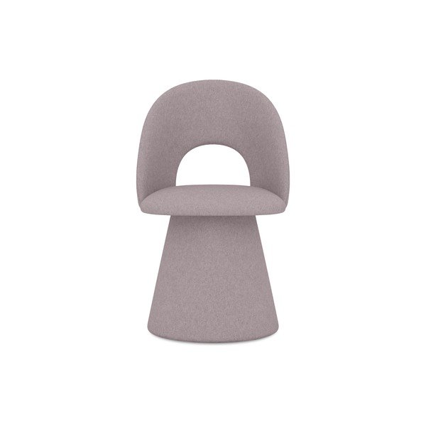 Čalouněné jídelní křeslo v levandulové barvě Kalo – Makamii-image-1