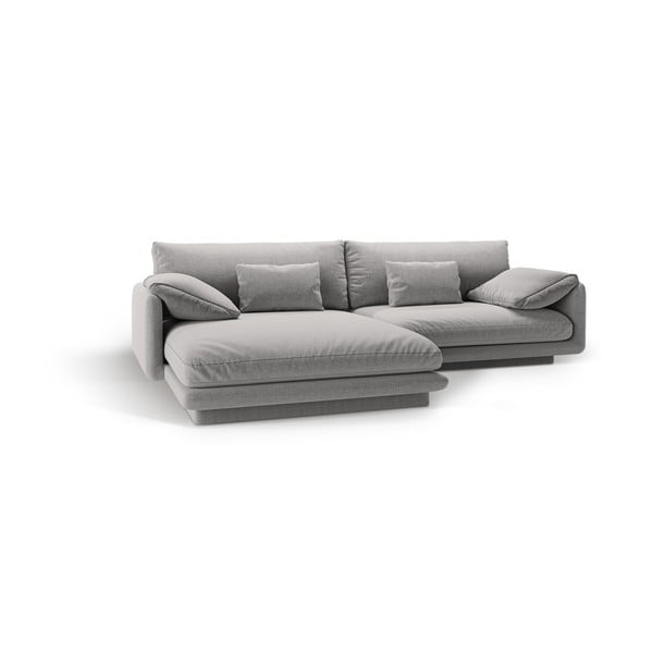 Světle šedá rohová pohovka (levý roh) Torino – Micadoni Home-image-2