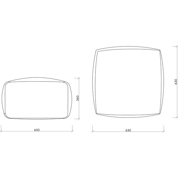 Modrý vlněný taburet Keno – noo.ma-image-4