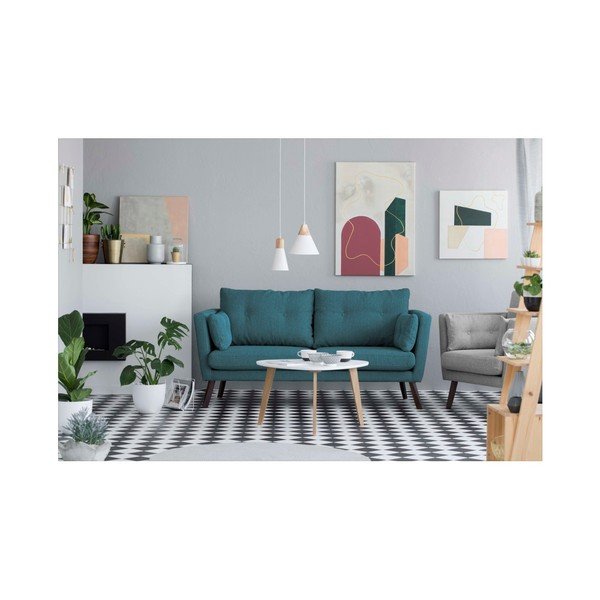 Tyrkysová 3místná pohovka Mazzini Sofas Elena-image-2