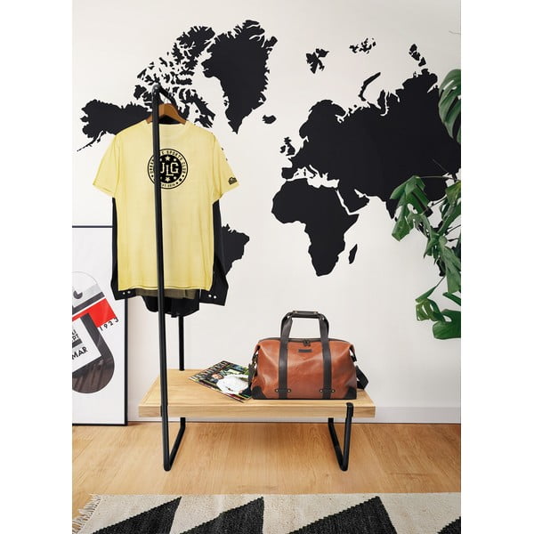 Set lavice a věšáku s ocelovou konstrukcí Woodman Ben-image-1