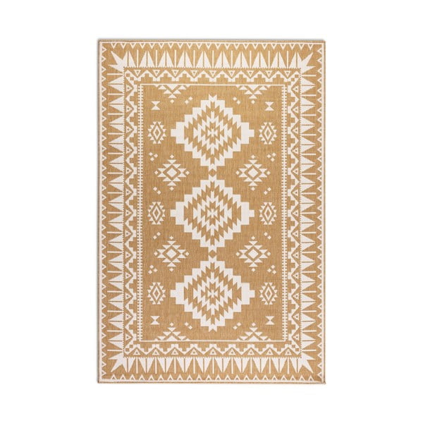 Okrově žluto-krémový venkovní koberec 160x230 cm Gemini – Elle Decoration-image-2