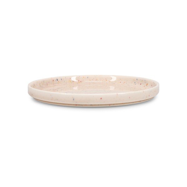 Béžový dezertní  porcelánový talíř ø 20,5 cm Fika – ONA-image-2