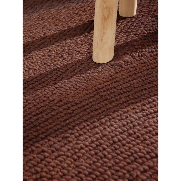 Ručně tkaný vlněný běhoun v cihlové barvě 80x300 cm Calmio – Hanse Home-image-4