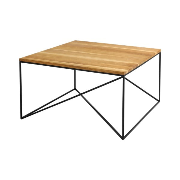 Konferenční stolek v dekoru dubového dřeva Custom Form Memo, 80 x 80 cm