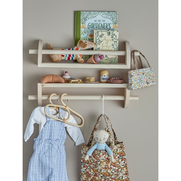 Dětský věšák z masivu pavlovnie v přírodní barvě Mingus – Bloomingville Mini-image-4