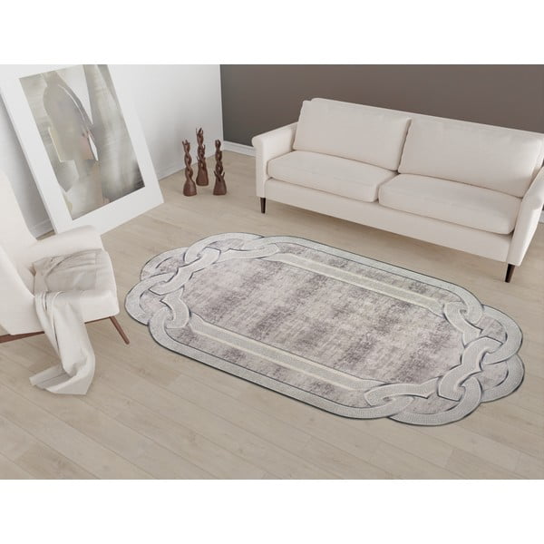 Šedý/béžový koberec 120x80 cm - Vitaus-image-1