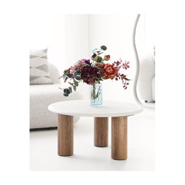 Šedá skleněná váza (výška 20 cm) – House Nordic-image-1
