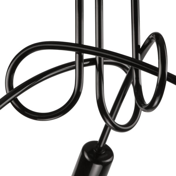 Černé stropní svítidlo bez stínidla 36x36 cm Camilla – LAMKUR-image-3