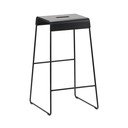 Černá kovová barová stolička A-Stool – Zone