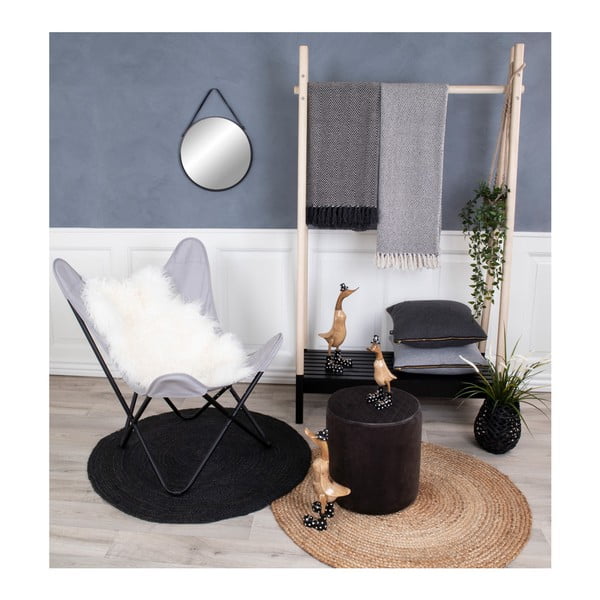 Světle hnědý kulatý koberec House Nordic Bombay, ø 90 cm-image-2