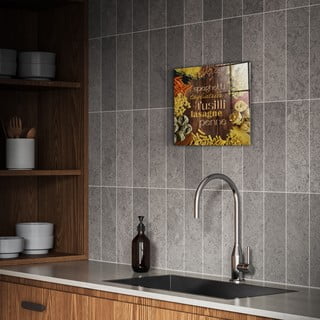 Skleněný obraz 30x30 cm Pasta – Styler