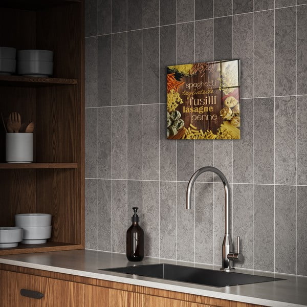 Skleněný obraz 30x30 cm Pasta – Styler-image-1