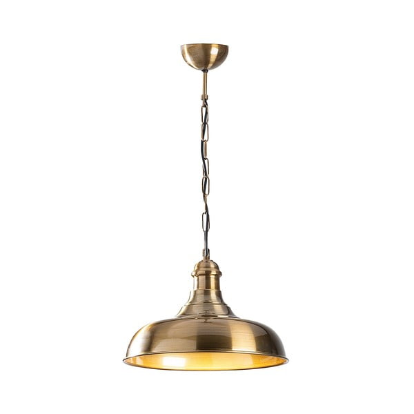 Závěsné svítidlo ve zlaté barvě s kovovým stínidlem ø 32 cm Berceste – Opviq lights