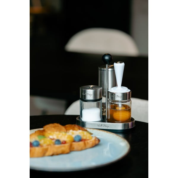 Slánka a pepřenka se stojánkem Soho – Vialli Design-image-2