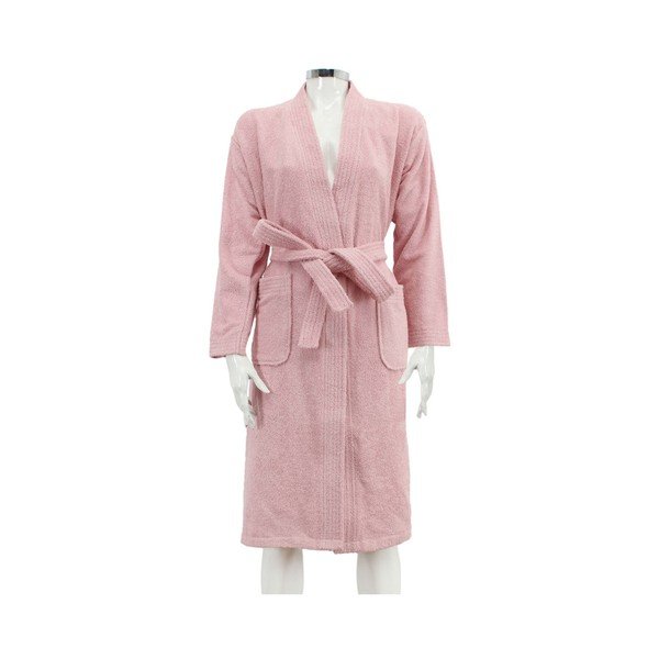 Dámský pudrově růžový župan Foutastic, vel. S/M-image-1
