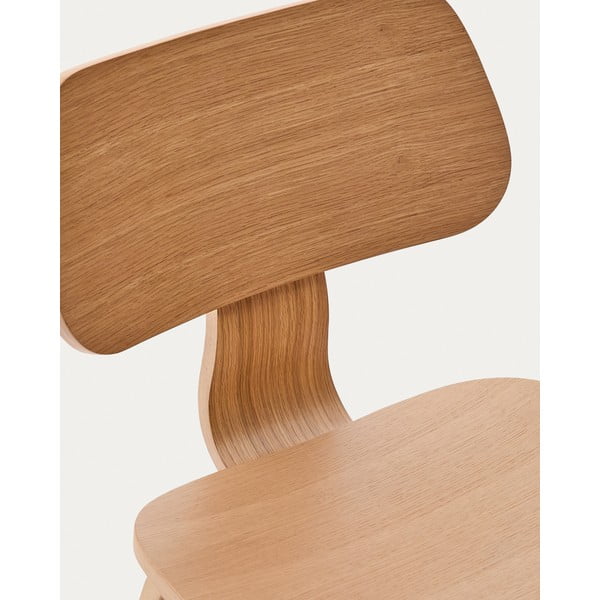 Jídelní židle v dekoru dubu v přírodní barvě Gena – Kave Home-image-4