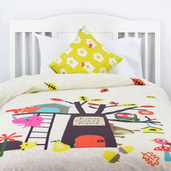 Dětské bavlněné povlečení Baleno Sweet Home, 140 x 200 cm-image-1