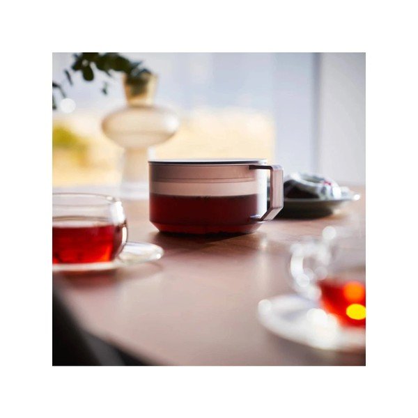 Černá plastová konvice na čaj se sítkem 600 ml Tower – YAMAZAKI-image-2