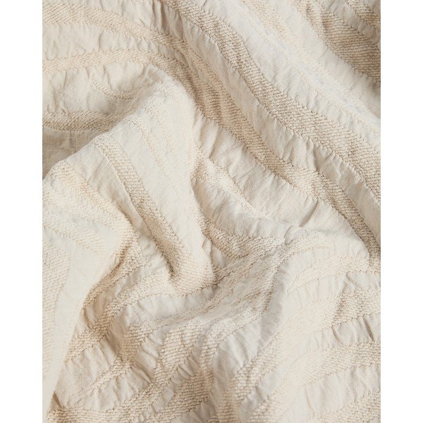 Slonovinový přehoz z žakáru 180x260 cm Zenti – Kave Home-image-3