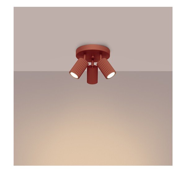 Bodové svítidlo v cihlové barvě Gleam – Sollux-image-2