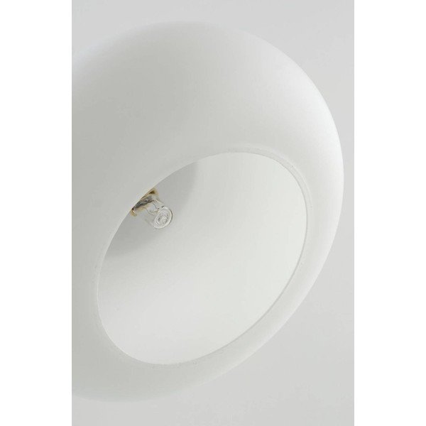 Bílé/v matně stříbrné barvě závěsné svítidlo z opálového skla ø 20 cm Thalia – Jotex-image-3