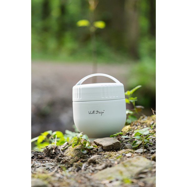 Bílá termoska na jídlo z nerezové oceli 680 ml Fuori – Vialli Design-image-4