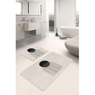 Béžové koupelnové předložky v sadě 2 ks 60x100 cm – Mila Home