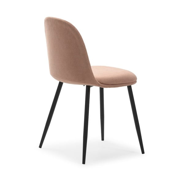 Světle růžové jídelní židle v sadě 4 ks Malila – Marckeric-image-4