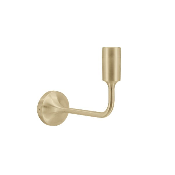 V mosazné barvě kovové nástěnné svítidlo bez stínidla Santé – UMAGE